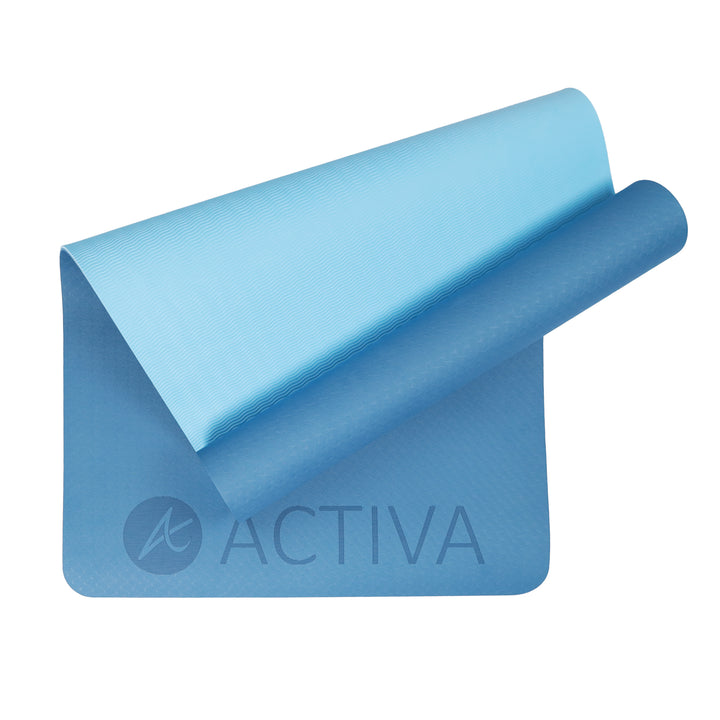 TPE Yoga Mat ( Blue x Light Blue ) – ACTIVA